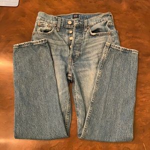 women’s gap straight jeans